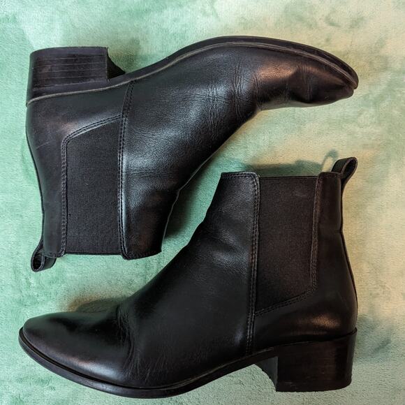 Steve Madden Shoes - Steve Madden Women's Dover Black Leather Boots 9
